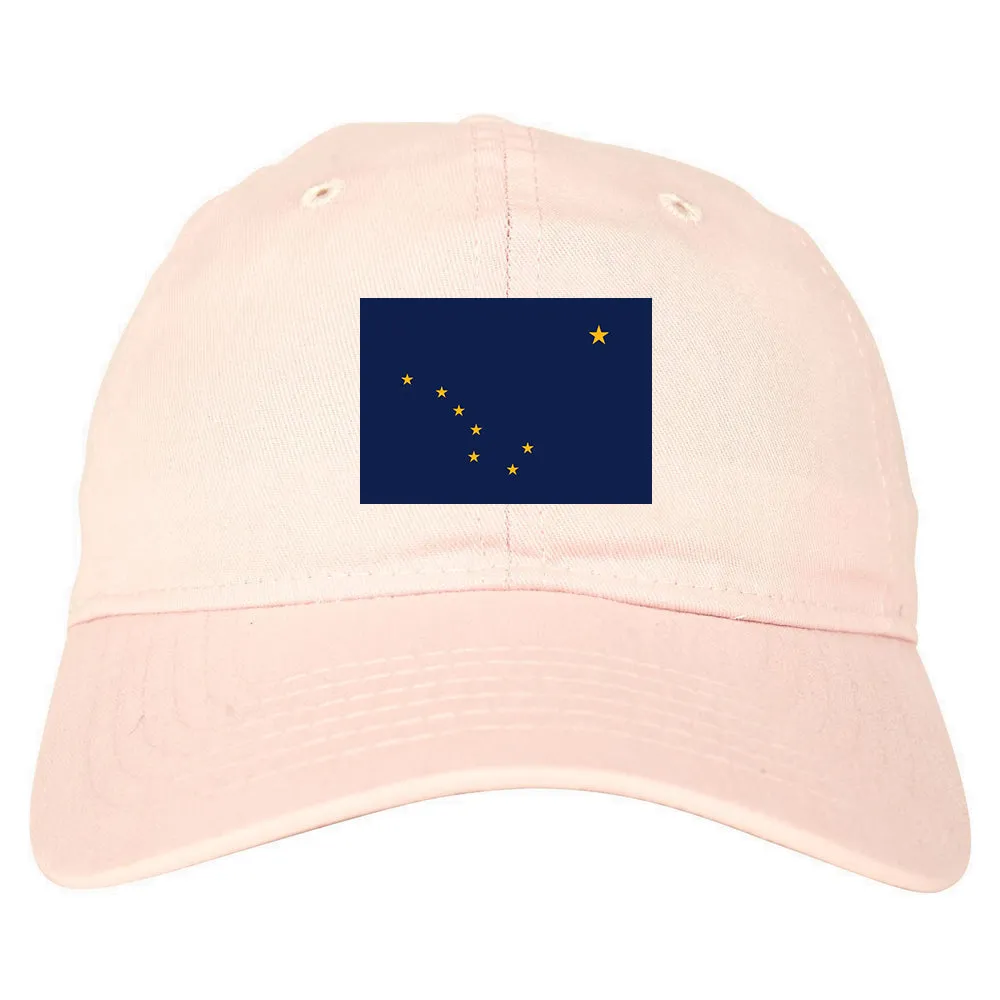 Alaska State Flag AK Chest Mens Dad Hat