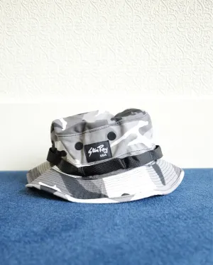 Boonie Hat, Grey Woodland Camo