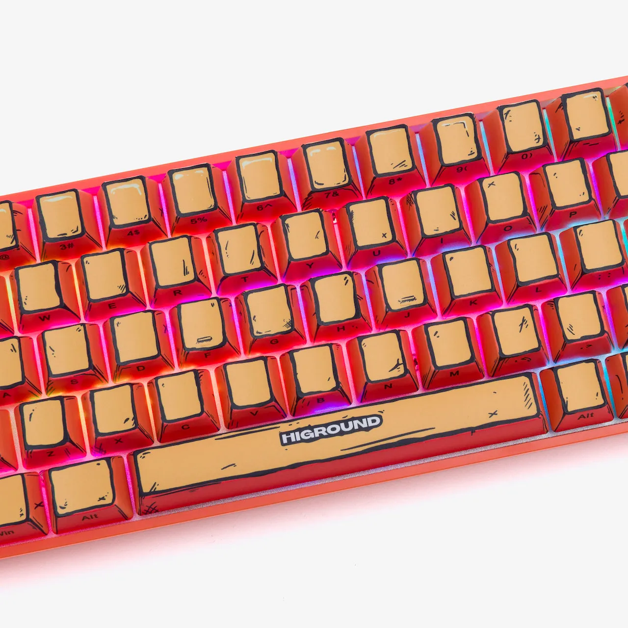 CELSHADE 68 Keycaps Set - ORANGE