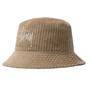 CORDUROY BIG BASIC BUCKET HAT / STUSSY / MAPLE