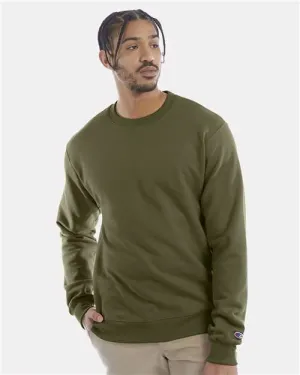 Custom Embroidered - Champion - Powerblend® Crewneck Sweatshirt - Fresh Olive - S600