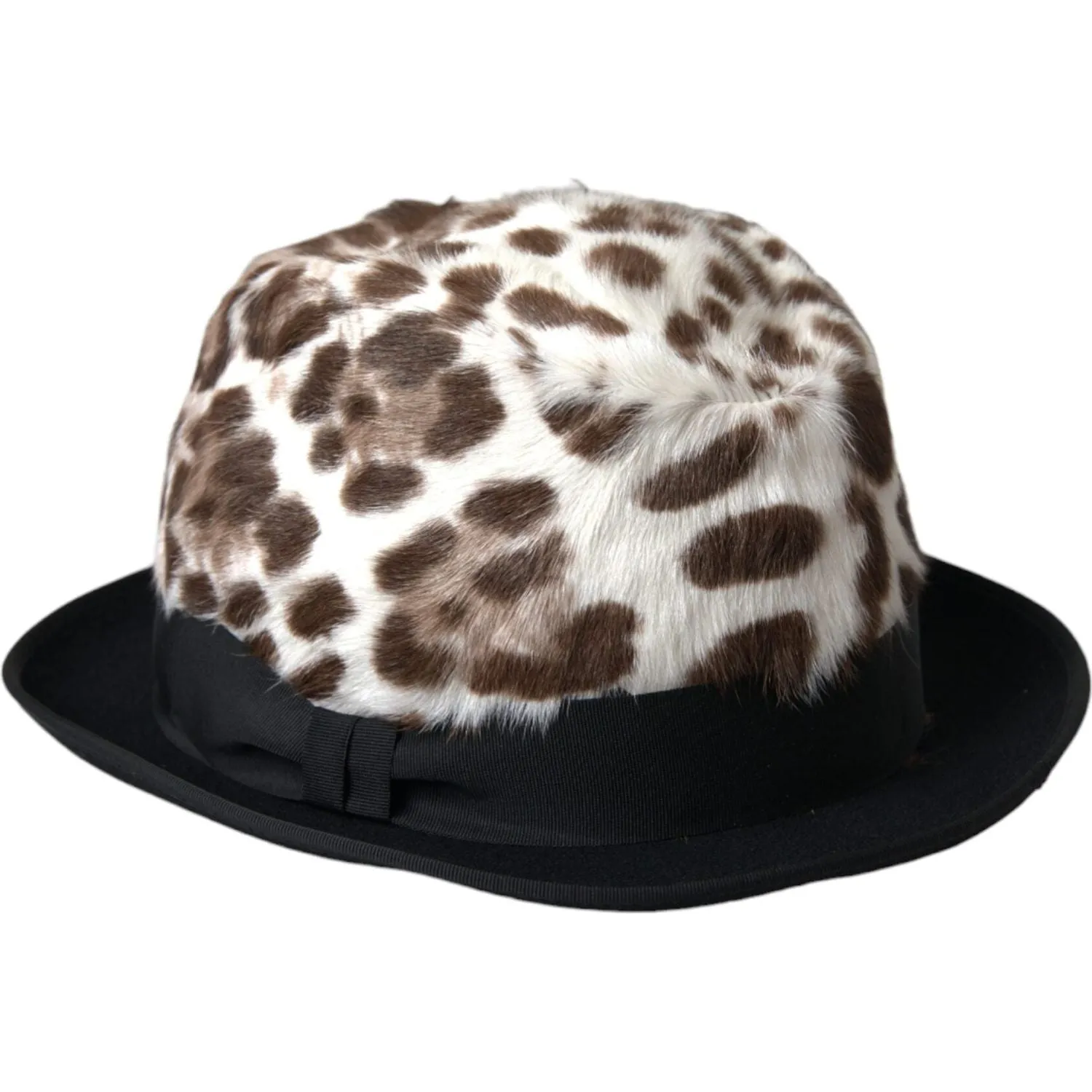 Dolce & Gabbana Multicolor Leopard Women Fedora Hat