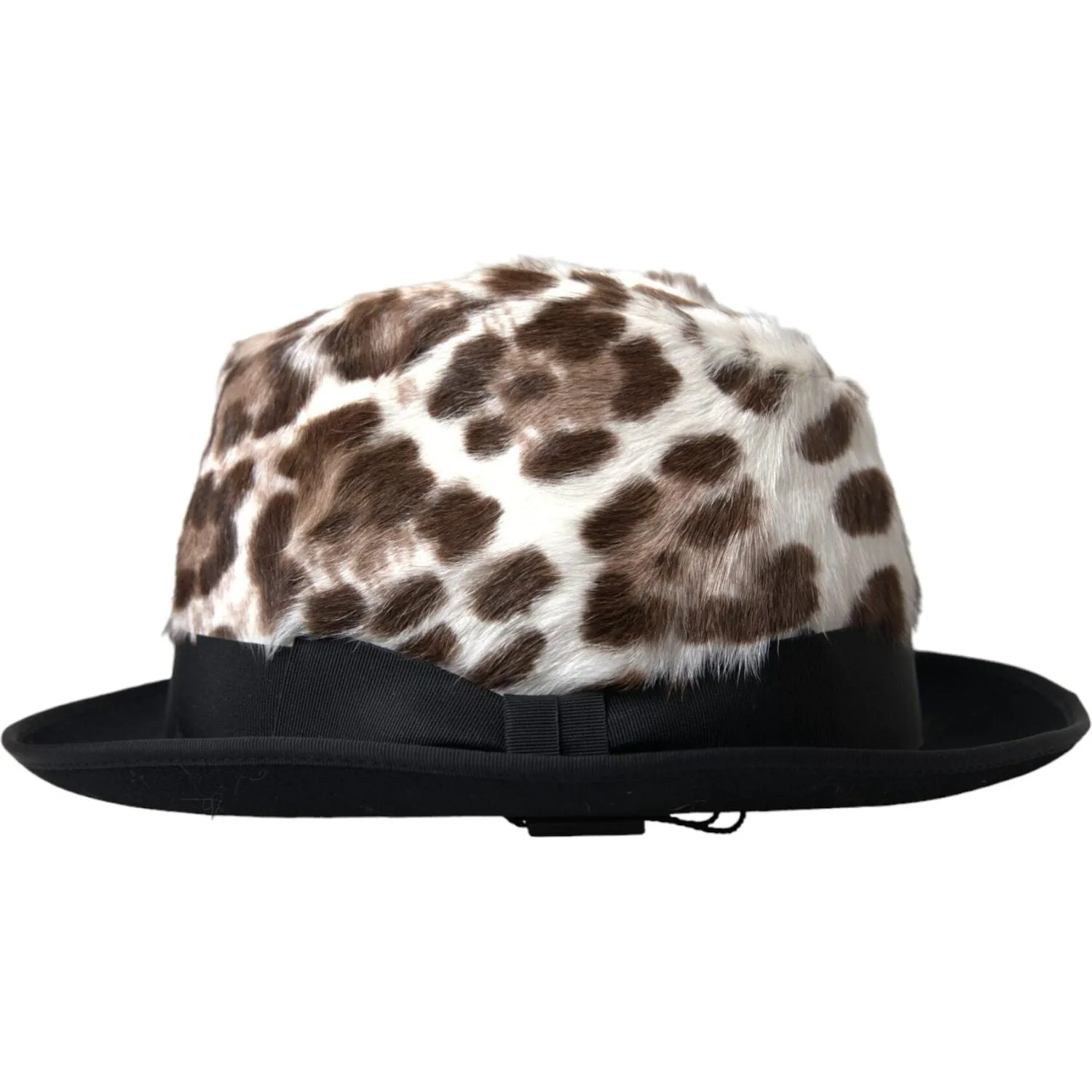 Dolce & Gabbana Multicolor Leopard Women Fedora Hat