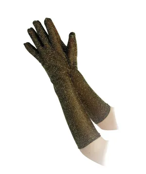 Glitter Gloves Gold