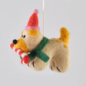 'Martha' Hanging Felt Ornament