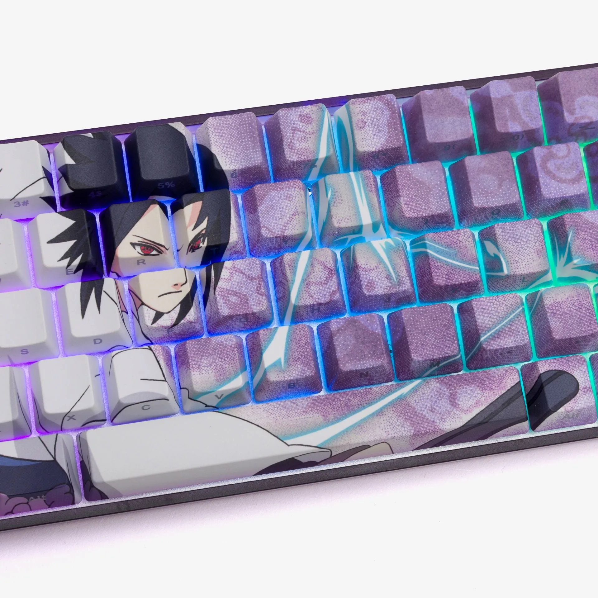 Naruto x HG Base 65 Keyboard - Sasuke