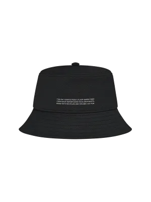 Oilseed Hemp Bucket Hat—black