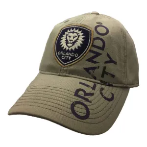 Orlando City SC Adidas SuperFlex Gray Relaxed Fitted Baseball Hat Cap (S/M)