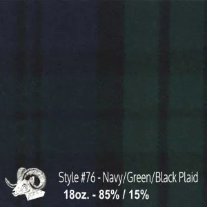 Wool Swatch - 76 - Blackwatch