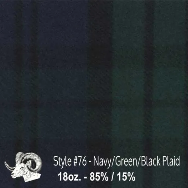 Wool Swatch - 76 - Blackwatch