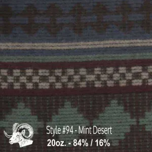 Wool Swatch - 94 - Mint Desert